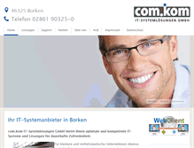 Tablet Screenshot of com-kom.de